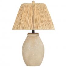 Pacific Coast Lighting 779D9 - Tl-27.5" Poly With Raffia Shade
