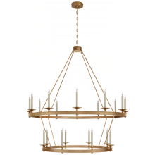 Visual Comfort & Co. Signature Collection RL CHC 1608AB - Launceton Grande Two Tiered Chandelier