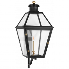Visual Comfort & Co. Signature Collection RL CHO 2457BLK-CG - Stratford XL Bracketed Gas Wall Lantern