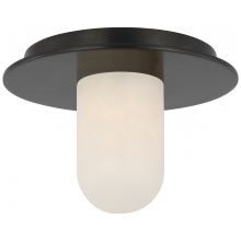 Visual Comfort & Co. Signature Collection RL KW 4005BZ-ALB - Fosse 6" Solitaire Flush Mount