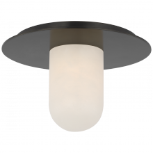 Visual Comfort & Co. Signature Collection RL KW 4006BZ-ALB - Fosse 8" Flush Mount