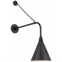 Visual Comfort & Co. Signature Collection RL TOB 2810MBK/S10-MBK - Academy 20" Anchored Rex Barn Light
