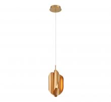 Lib & Co. CA 10117-04 - Portofino, 1 Light LED Pendant, Satin Gold