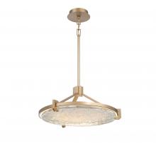 Lib & Co. CA 12101-014 - Raffinato, Small LED Chandelier, Brushed Gold
