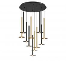 Lib & Co. CA 12104-023 - Piatto, 11 Light Round LED Chandelier, Mixed