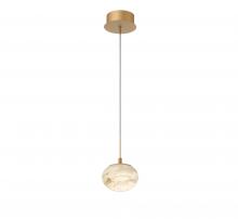 Lib & Co. CA 12119-030 - Calcolo, 1 Light LED Pendant, Painted Antique Brass