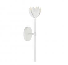 Savoy House Meridian CA M90081WH - 1-Light LED Wall Sconce in White