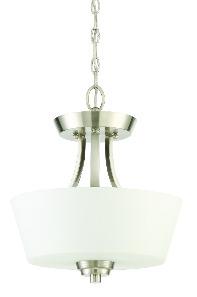 2 Light Convertible Semiflush