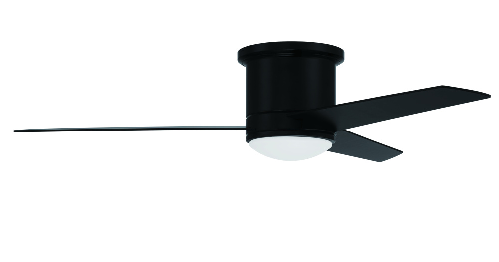 52" Hugger Ceiling Fan w/Blades & LED Light Kit, Damp Rated