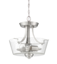 Craftmade 41952-BNK-CS - 2 Light Convertible Semiflush