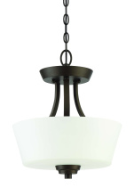 Craftmade 41952-ESP - 2 Light Convertible Semiflush