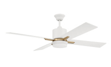 Craftmade TEA52WSB4 - 52" Ceiling Fan w/Blades LED Light Kit