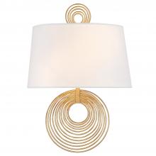 Crystorama DOR-B7702-RG - Doral 2 Light Renaissance Gold Sconce