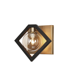 Dainolite GLA-91W-MB-VB - 1LT Halgn Wall Sconce MB & VB w/ Champagne Glass