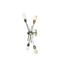 Dainolite NEB-194W-BC - 4LT Wall Sconce, Burnished Chrome Finish