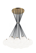 Matteo Lighting C63019AGOP - The Bougie Chandelier