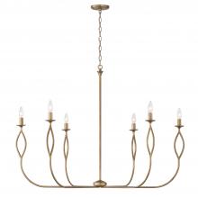 Capital Canada 452563ML - 6-Light Chandelier in Mystic Luster