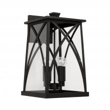 Capital Canada 946541BK - 4 Light Outdoor Wall Lantern