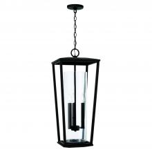Capital Canada 948132BK - 3 Light Outdoor Hanging Lantern