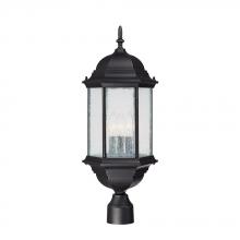 Capital Canada 9837BK - 3 Light Outdoor Post Lantern