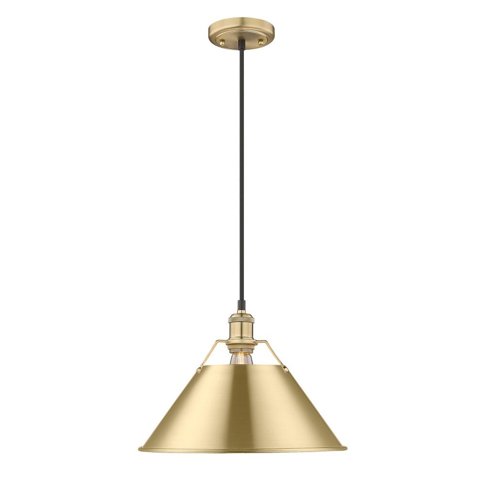 Orwell BCB Large Pendant - 14 in Brushed Champagne Bronze with Brushed Champagne Bronze shade