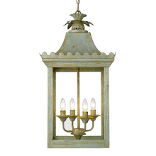 Golden Canada 0838-4P VS - Finley 4-Light Pendant in Vintage Sage