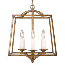 Golden Canada 3072-3P GG - Athena 3 Light Pendant in Grecian Gold (Incandescent)