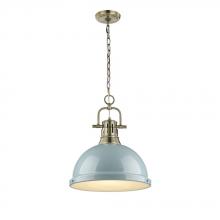 Golden Canada 3602-L AB-SF - 1 Light Pendant with Chain