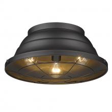 Golden Canada 7316-OFM NB - Bartlett Outdoor Flush Mount in Natural Black