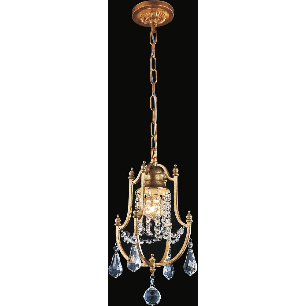 Electra 1 Light Up Mini Pendant With Oxidized Bronze Finish