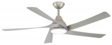  F765L-BN/SL - Transonic - 56" Ceiling Fan W/LED Light Kit