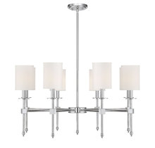 Savoy House Canada 1-306-8-109 - Chatham 8-Light Chandelier in Polished Nickel
