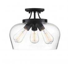 Savoy House Canada 6-4035-3-BK - Octave 3-Light Ceiling Light in Black