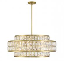 Savoy House Canada 7-9048-6-322 - Renzo 6-Light Pendant in Warm Brass