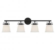 Savoy House Canada 8-1627-4-BK - Kaden 4-Light Bathroom Vanity Light in Matte Black