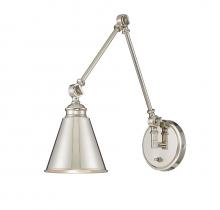 Savoy House Canada 9-961CP-1-109 - Morland 1-Light Adjustable Wall Sconce in Polished Nickel