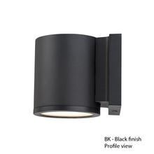 WAC Canada WS-W2605-BK - TUBE Outdoor Wall Sconce Light