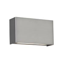 WAC Canada WS-25612-SN-EM - BLOK 12IN SCONCE 3000K W/ EMRGNCY BTTRY