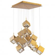 WAC Canada PD-29313S-AB - Ice Cube Chandelier Light