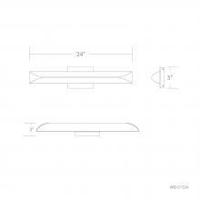 WAC Canada WS-51524-30-BN - Straitaway Bath & Wall Sconce