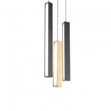 Modern Forms Canada PD-64803R-BK/AB-BK - Chaos Multilight Pendant Light