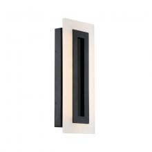 Modern Forms Canada WS-W46817-BK - Shadow Outdoor Wall Sconce Light