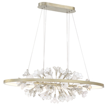 Eurofase 37344-016 - Clayton, Chandelier, LED, Slv/gol