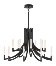 Eurofase 49012-033 - Olette-Chandelier-20Lt-42In-BK-Fr