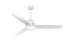 Casablanca Fan Company 59284 - Casablanca 52 inch Wisp Fresh White Ceiling Fan with LED Light Kit and Handheld Remote