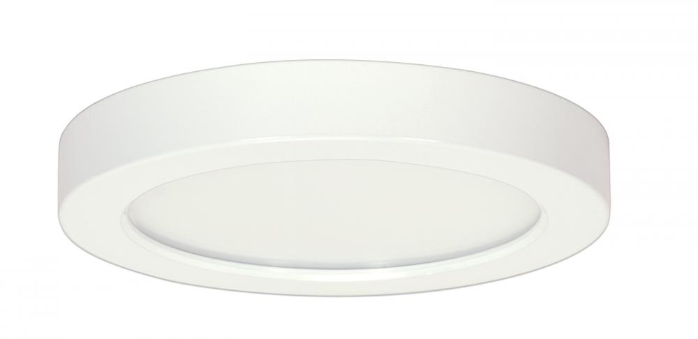 Blink - 18.5W- 9" Surface Mount LED - 3000K- Round Shape - White Finish - 120V