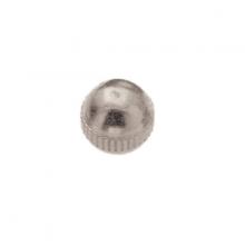Satco Products Inc. 90/1837 - Brass Knobs; 8/32; Knurled; 3/8" Diameter; Nickel Finish