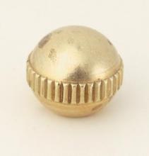 Satco Products Inc. 90/711 - Brass Ball; Knurled; 8/32; 3/8" Diameter; Burnished And Lacquered