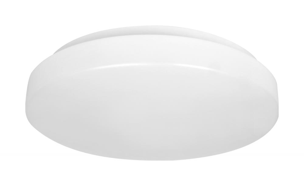 11 inch; Acrylic Round; Flush Mounted; LED Light Fixture; CCT Selectable; White Finish; 120V