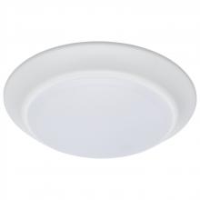 Nuvo 62/1800 - 7 inch; LED Disk Light; 6 Unit Contractor Pack; 5-CCT Selectable 27K/3K/35K/4K/5K; White Finish